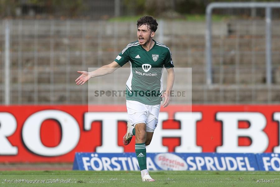 Pascal Moll, Sachs-Stadion, Schweinfurt, 22.10.2022, sport, action, BFV, Fussball, Oktober 2022, Saison 2022/2023, RLB, Regionalliga Bayern, SVA, FC05, SV Viktoria Aschaffenburg, 1. FC Schweinfurt 05 - Bild-ID: 2343872