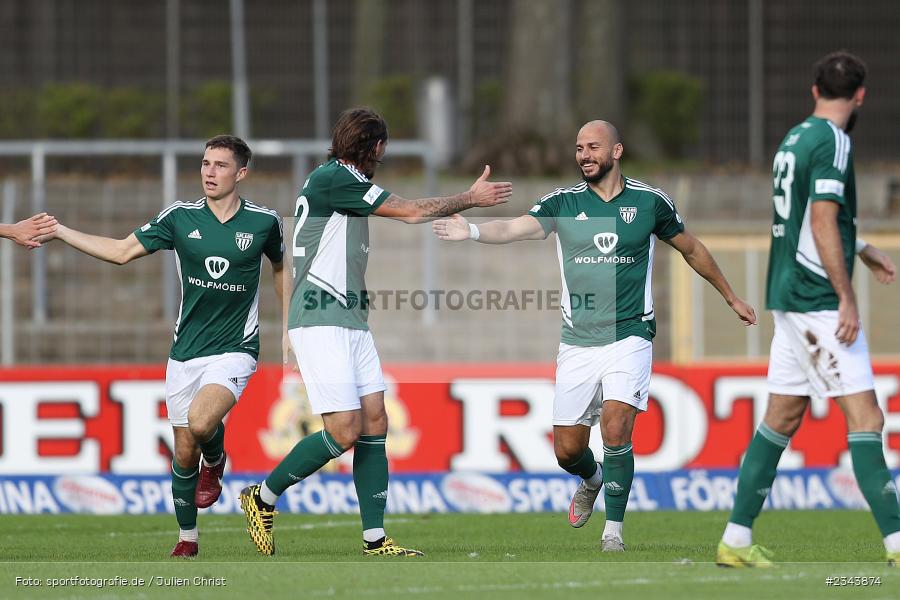 Adam Jabiri, Sachs-Stadion, Schweinfurt, 22.10.2022, sport, action, BFV, Fussball, Oktober 2022, Saison 2022/2023, RLB, Regionalliga Bayern, SVA, FC05, SV Viktoria Aschaffenburg, 1. FC Schweinfurt 05 - Bild-ID: 2343874
