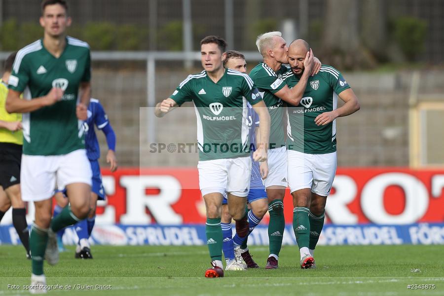 Adam Jabiri, Sachs-Stadion, Schweinfurt, 22.10.2022, sport, action, BFV, Fussball, Oktober 2022, Saison 2022/2023, RLB, Regionalliga Bayern, SVA, FC05, SV Viktoria Aschaffenburg, 1. FC Schweinfurt 05 - Bild-ID: 2343875
