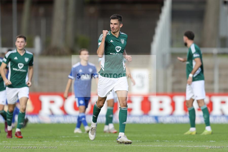 Ivan Mihaljevic, Sachs-Stadion, Schweinfurt, 22.10.2022, sport, action, BFV, Fussball, Oktober 2022, Saison 2022/2023, RLB, Regionalliga Bayern, SVA, FC05, SV Viktoria Aschaffenburg, 1. FC Schweinfurt 05 - Bild-ID: 2343877