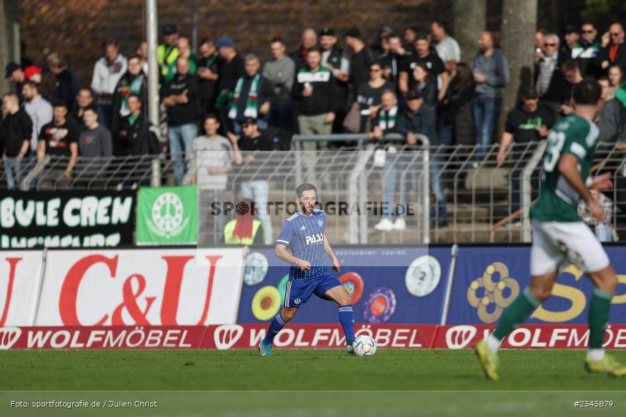 Silas Tom Zehnder, Sachs-Stadion, Schweinfurt, 22.10.2022, sport, action, BFV, Fussball, Oktober 2022, Saison 2022/2023, RLB, Regionalliga Bayern, SVA, FC05, SV Viktoria Aschaffenburg, 1. FC Schweinfurt 05 - Bild-ID: 2343879
