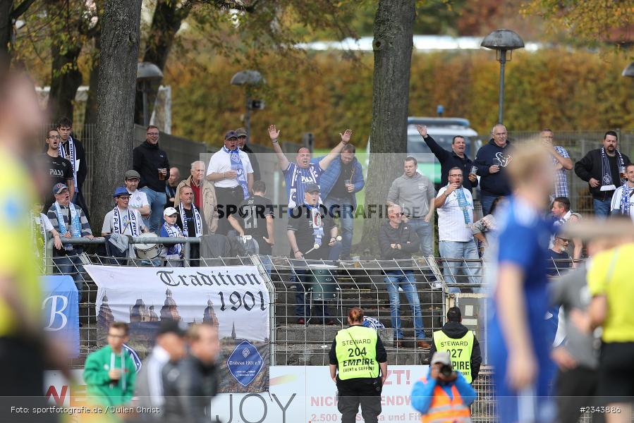 Fans, Sachs-Stadion, Schweinfurt, 22.10.2022, sport, action, BFV, Fussball, Oktober 2022, Saison 2022/2023, RLB, Regionalliga Bayern, SVA, FC05, SV Viktoria Aschaffenburg, 1. FC Schweinfurt 05 - Bild-ID: 2343886