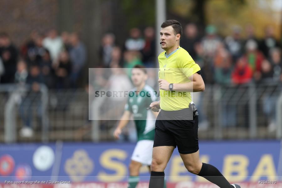 Elias Tiedeken, Sachs-Stadion, Schweinfurt, 22.10.2022, sport, action, BFV, Fussball, Oktober 2022, Saison 2022/2023, RLB, Regionalliga Bayern, SVA, FC05, SV Viktoria Aschaffenburg, 1. FC Schweinfurt 05 - Bild-ID: 2343892