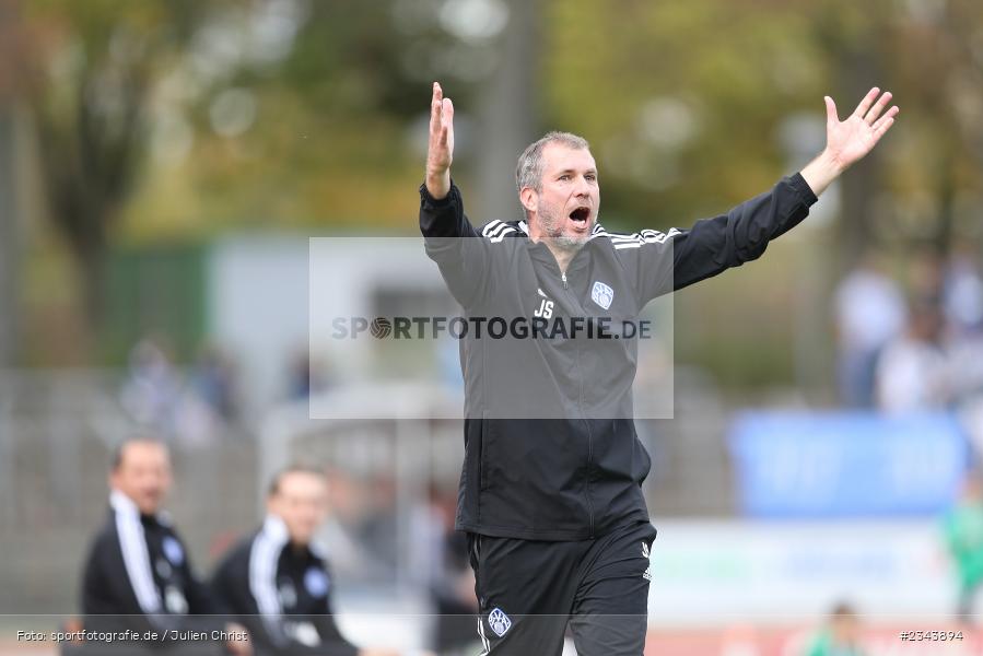 Jochen Seitz, Sachs-Stadion, Schweinfurt, 22.10.2022, sport, action, BFV, Fussball, Oktober 2022, Saison 2022/2023, RLB, Regionalliga Bayern, SVA, FC05, SV Viktoria Aschaffenburg, 1. FC Schweinfurt 05 - Bild-ID: 2343894