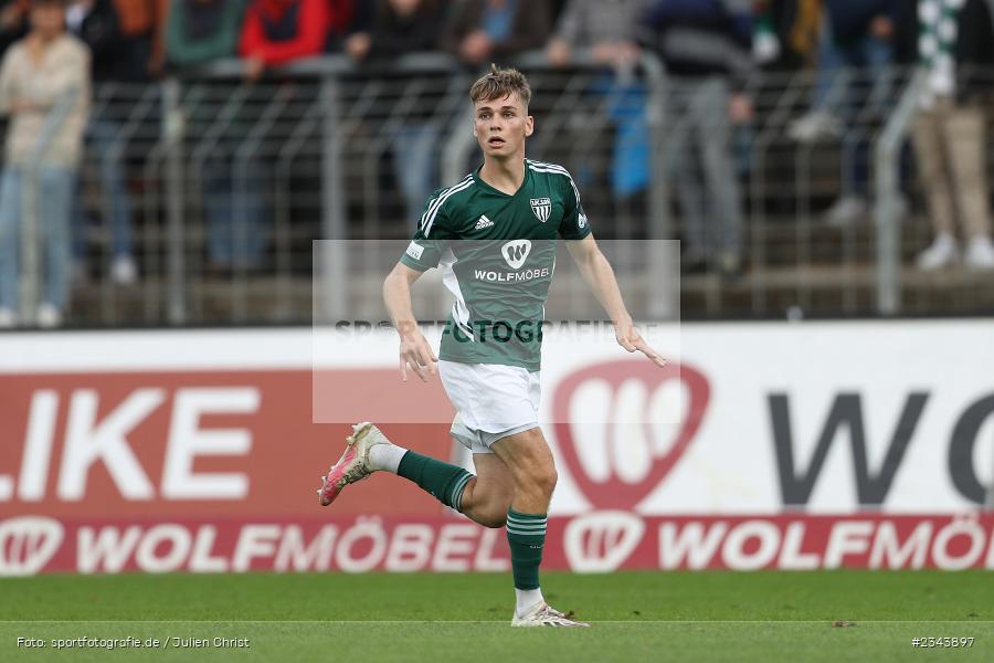 Julius Landeck, Sachs-Stadion, Schweinfurt, 22.10.2022, sport, action, BFV, Fussball, Oktober 2022, Saison 2022/2023, RLB, Regionalliga Bayern, SVA, FC05, SV Viktoria Aschaffenburg, 1. FC Schweinfurt 05 - Bild-ID: 2343897