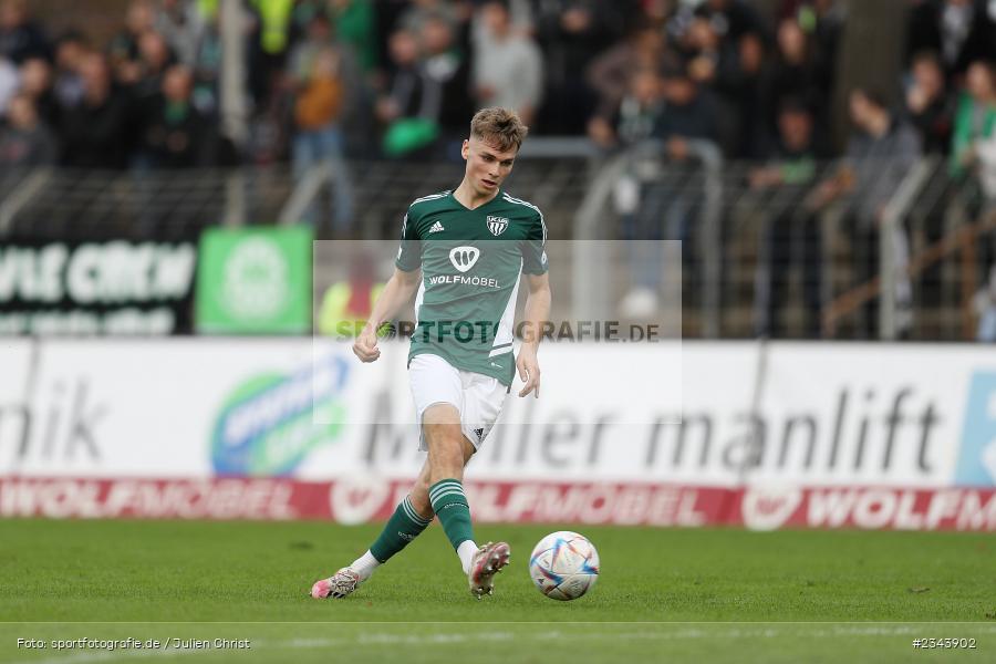 Julius Landeck, Sachs-Stadion, Schweinfurt, 22.10.2022, sport, action, BFV, Fussball, Oktober 2022, Saison 2022/2023, RLB, Regionalliga Bayern, SVA, FC05, SV Viktoria Aschaffenburg, 1. FC Schweinfurt 05 - Bild-ID: 2343902 Julius Landeck, Sachs-Stadion, Schweinfurt, 22.10.2022, sport, action, BFV, Fussball, Oktober 2022, Saison 2022/2023, RLB, Regionalliga Bayern, SVA, FC05, SV Viktoria Aschaffenburg, 1. FC Schweinfurt 05 - Bild-ID: 2343902