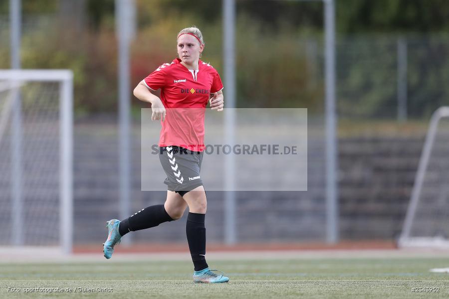 Larissa Wagner, Sachs-Stadion, Schweinfurt, 22.10.2022, sport, action, BFV, Fussball, Oktober 2022, Saison 2022/2023, LLN, Frauen Landesliga Nord, FCK, FC05, FC Karsbach, FC Schweinfurt 05 - Bild-ID: 2343952