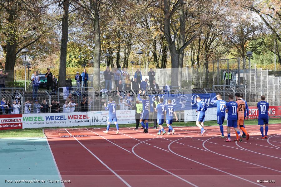 Fans, Sachs-Stadion, Schweinfurt, 22.10.2022, sport, action, BFV, Fussball, Oktober 2022, Saison 2022/2023, RLB, Regionalliga Bayern, SVA, FC05, SV Viktoria Aschaffenburg, 1. FC Schweinfurt 05 - Bild-ID: 2344080