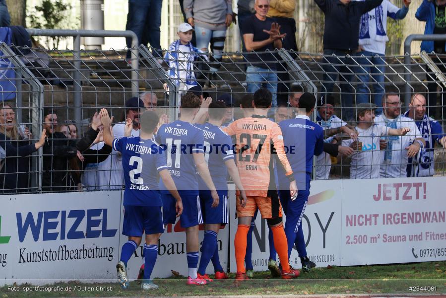 Fans, Sachs-Stadion, Schweinfurt, 22.10.2022, sport, action, BFV, Fussball, Oktober 2022, Saison 2022/2023, RLB, Regionalliga Bayern, SVA, FC05, SV Viktoria Aschaffenburg, 1. FC Schweinfurt 05 - Bild-ID: 2344081