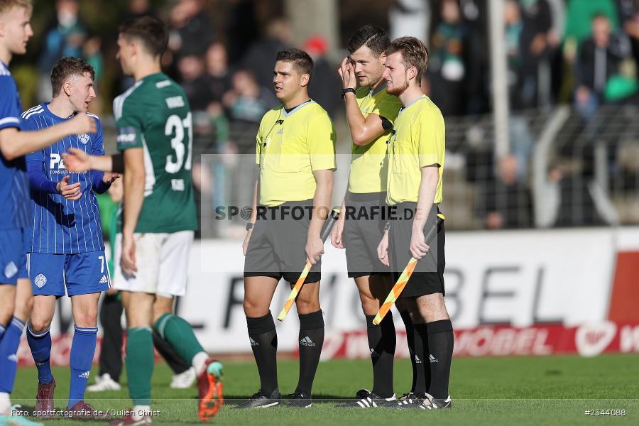 Elias Tiedeken, Sachs-Stadion, Schweinfurt, 22.10.2022, sport, action, BFV, Fussball, Oktober 2022, Saison 2022/2023, RLB, Regionalliga Bayern, SVA, FC05, SV Viktoria Aschaffenburg, 1. FC Schweinfurt 05 - Bild-ID: 2344088