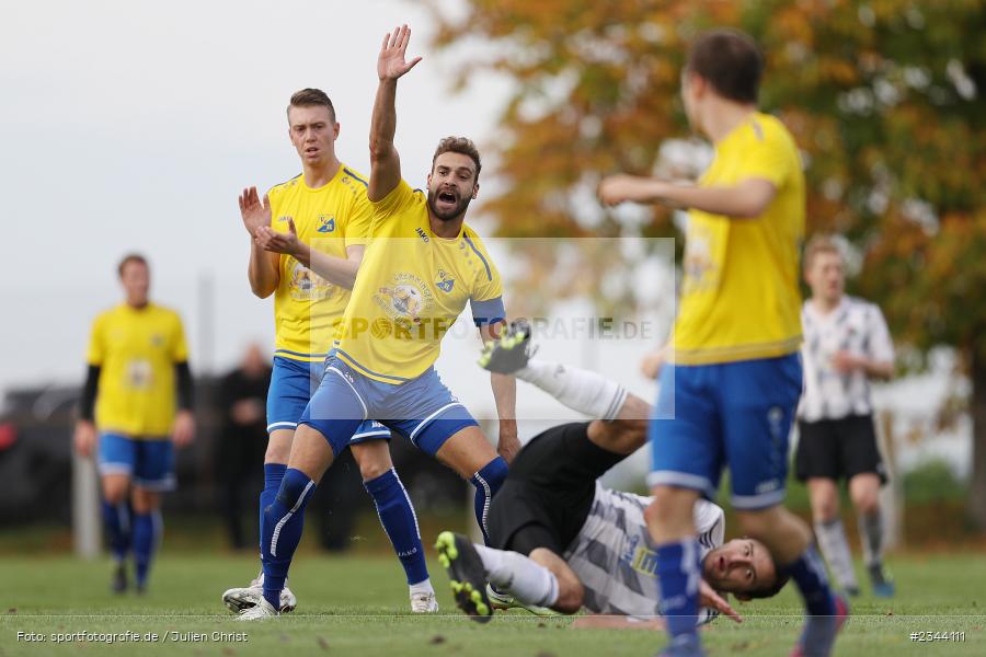 Jannik Henninger, Sportgelände, Uissigheim, 23.10.2022, sport, action, bfv, Fussball, Oktober 2022, Saison 2022/2023, 12. Spieltag, BFV-Landesliga Odenwald, SVE, VFR, SV Eintracht Nassig, VfR Uissigheim - Bild-ID: 2344111