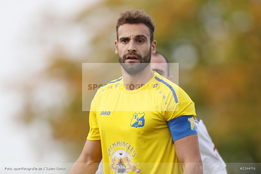 Jonas Faulhaber, Sportgelände, Uissigheim, 23.10.2022, sport, action, bfv, Fussball, Oktober 2022, Saison 2022/2023, 12. Spieltag, BFV-Landesliga Odenwald, SVE, VFR, SV Eintracht Nassig, VfR Uissigheim - Bild-ID: 2344116