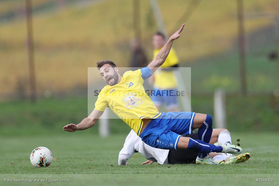 Jonas Faulhaber, Sportgelände, Uissigheim, 23.10.2022, sport, action, bfv, Fussball, Oktober 2022, Saison 2022/2023, 12. Spieltag, BFV-Landesliga Odenwald, SVE, VFR, SV Eintracht Nassig, VfR Uissigheim - Bild-ID: 2344126
