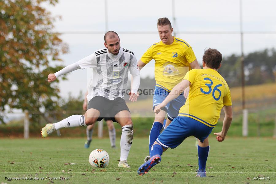 Jacob Scheurich, Sportgelände, Uissigheim, 23.10.2022, sport, action, bfv, Fussball, Oktober 2022, Saison 2022/2023, 12. Spieltag, BFV-Landesliga Odenwald, SVE, VFR, SV Eintracht Nassig, VfR Uissigheim - Bild-ID: 2344192
