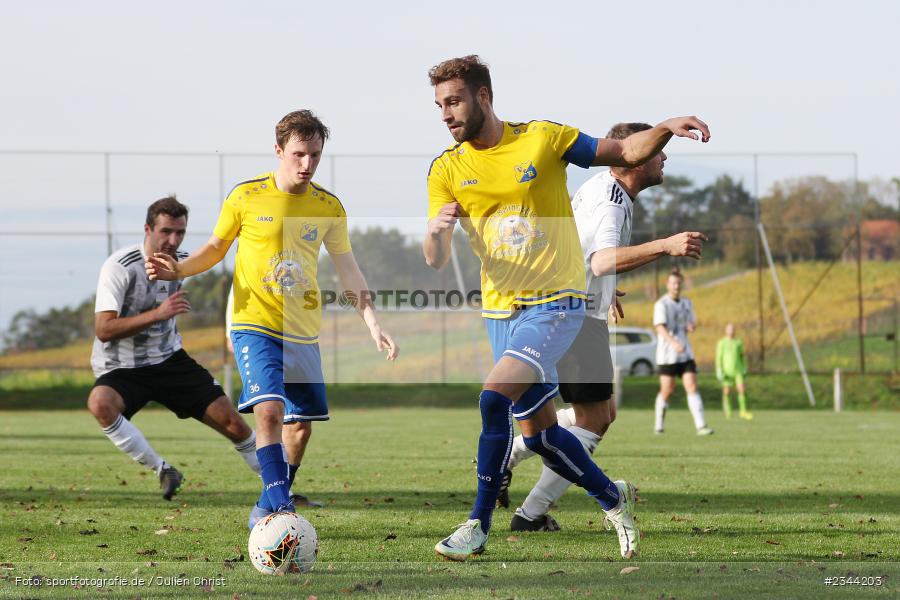 Jonas Faulhaber, Sportgelände, Uissigheim, 23.10.2022, sport, action, bfv, Fussball, Oktober 2022, Saison 2022/2023, 12. Spieltag, BFV-Landesliga Odenwald, SVE, VFR, SV Eintracht Nassig, VfR Uissigheim - Bild-ID: 2344203