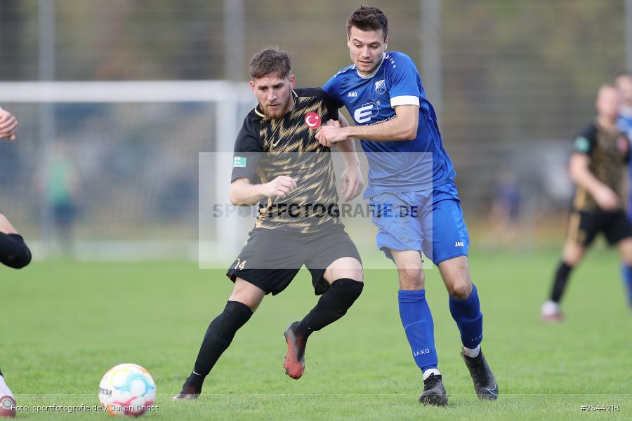 Vladut-Ionut Mita, Sportgelände, Reicholzheim, 23.10.2022, sport, action, bfv, Fussball, Oktober 2022, Saison 2022/2023, 10. Spieltag, Kreisliga TBB, TGW, VFB, Türkgücü Wertheim, VfB Reicholzheim - Bild-ID: 2344218 Vladut-Ionut Mita, Sportgelände, Reicholzheim, 23.10.2022, sport, action, bfv, Fussball, Oktober 2022, Saison 2022/2023, 10. Spieltag, Kreisliga TBB, TGW, VFB, Türkgücü Wertheim, VfB Reicholzheim - Bild-ID: 2344218