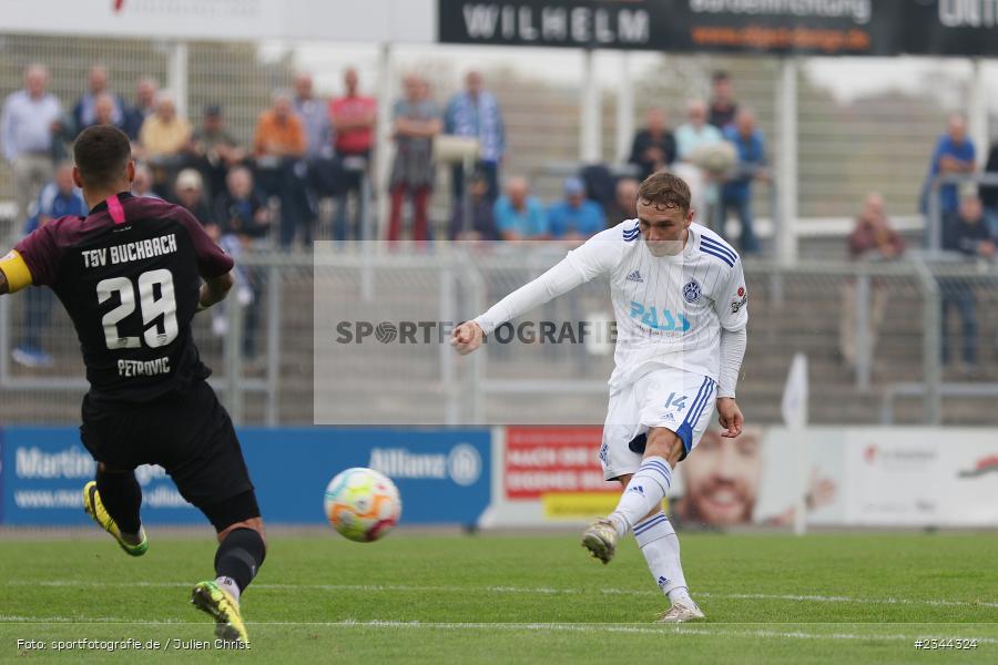 Alexandru Paraschiv, Stadion am Schönbusch, Aschaffenburg, 29.10.2022, sport, action, BFV, Fussball, Oktober 2022, Saison 2022/2023, 19. Spieltag, Regionalliga Bayern, TSV, SVA, TSV Buchbach, SV Viktoria Aschaffenburg - Bild-ID: 2344324