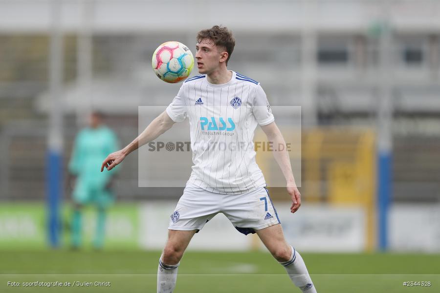 Benedict Laverty, Stadion am Schönbusch, Aschaffenburg, 29.10.2022, sport, action, BFV, Fussball, Oktober 2022, Saison 2022/2023, 19. Spieltag, Regionalliga Bayern, TSV, SVA, TSV Buchbach, SV Viktoria Aschaffenburg - Bild-ID: 2344328 Benedict Laverty, Stadion am Schönbusch, Aschaffenburg, 29.10.2022, sport, action, BFV, Fussball, Oktober 2022, Saison 2022/2023, 19. Spieltag, Regionalliga Bayern, TSV, SVA, TSV Buchbach, SV Viktoria Aschaffenburg - Bild-ID: 2344328