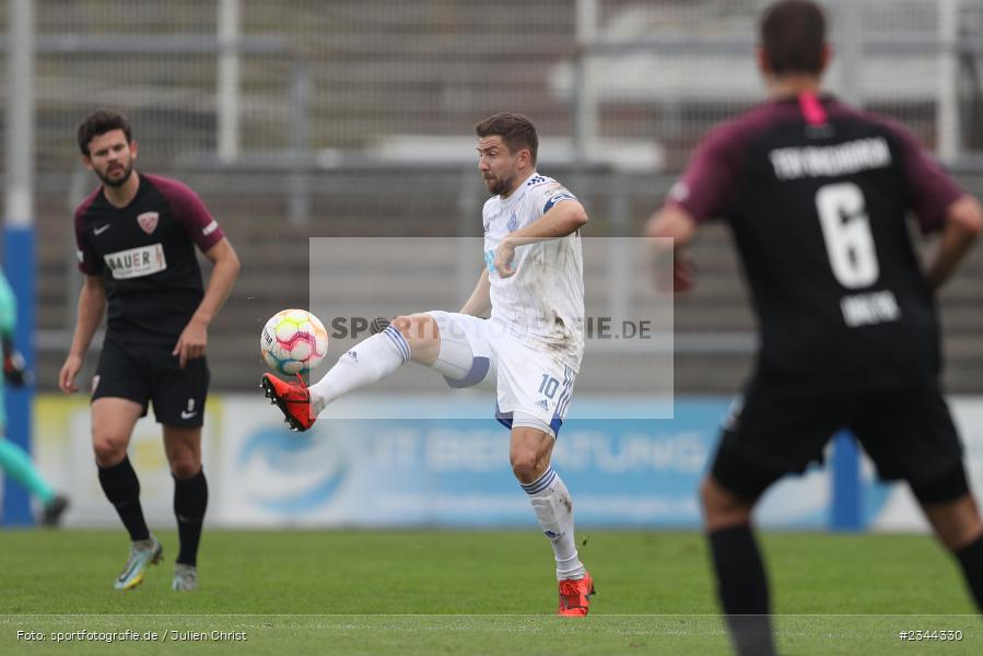 Benjamin Baier, Stadion am Schönbusch, Aschaffenburg, 29.10.2022, sport, action, BFV, Fussball, Oktober 2022, Saison 2022/2023, 19. Spieltag, Regionalliga Bayern, TSV, SVA, TSV Buchbach, SV Viktoria Aschaffenburg - Bild-ID: 2344330
