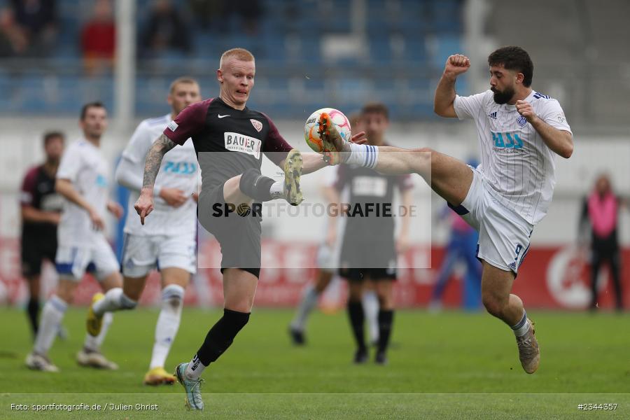 Clay Verkaj, Stadion am Schönbusch, Aschaffenburg, 29.10.2022, sport, action, BFV, Fussball, Oktober 2022, Saison 2022/2023, 19. Spieltag, Regionalliga Bayern, TSV, SVA, TSV Buchbach, SV Viktoria Aschaffenburg - Bild-ID: 2344357