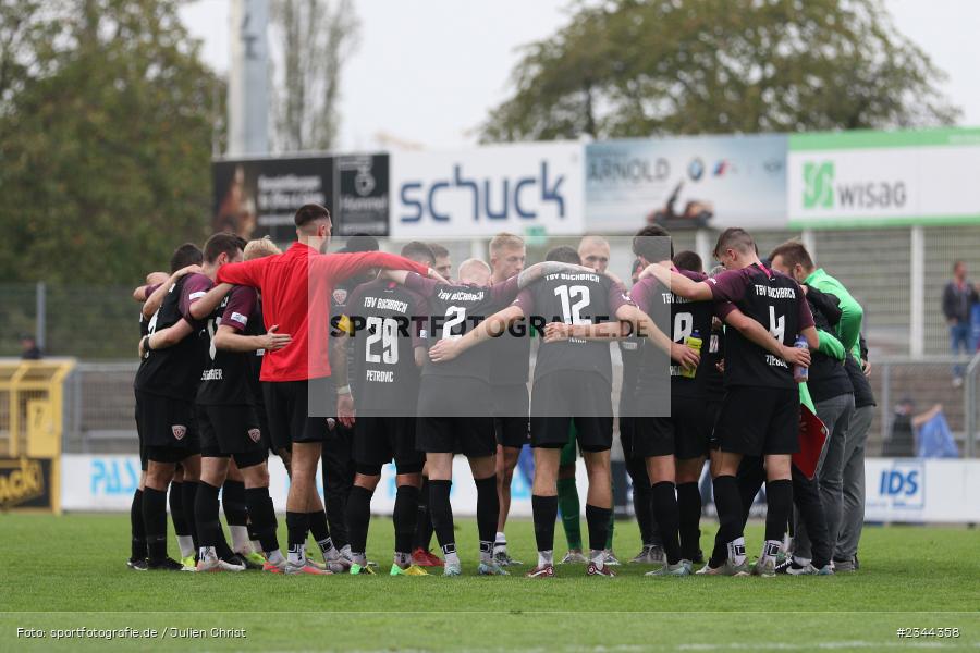 Mannschaftskreis, Stadion am Schönbusch, Aschaffenburg, 29.10.2022, sport, action, BFV, Fussball, Oktober 2022, Saison 2022/2023, 19. Spieltag, Regionalliga Bayern, TSV, SVA, TSV Buchbach, SV Viktoria Aschaffenburg - Bild-ID: 2344358