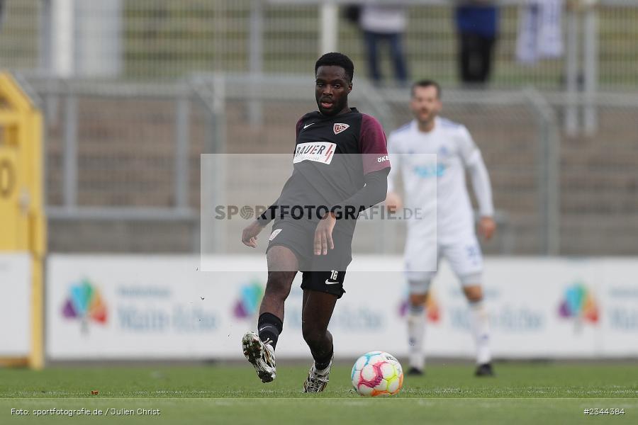 Daniel Muteba, Stadion am Schönbusch, Aschaffenburg, 29.10.2022, sport, action, BFV, Fussball, Oktober 2022, Saison 2022/2023, 19. Spieltag, Regionalliga Bayern, TSV, SVA, TSV Buchbach, SV Viktoria Aschaffenburg - Bild-ID: 2344384 Daniel Muteba, Stadion am Schönbusch, Aschaffenburg, 29.10.2022, sport, action, BFV, Fussball, Oktober 2022, Saison 2022/2023, 19. Spieltag, Regionalliga Bayern, TSV, SVA, TSV Buchbach, SV Viktoria Aschaffenburg - Bild-ID: 2344384