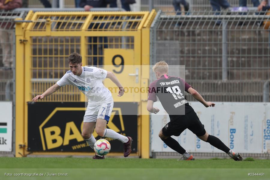 Benedict Laverty, Stadion am Schönbusch, Aschaffenburg, 29.10.2022, sport, action, BFV, Fussball, Oktober 2022, Saison 2022/2023, 19. Spieltag, Regionalliga Bayern, TSV, SVA, TSV Buchbach, SV Viktoria Aschaffenburg - Bild-ID: 2344431