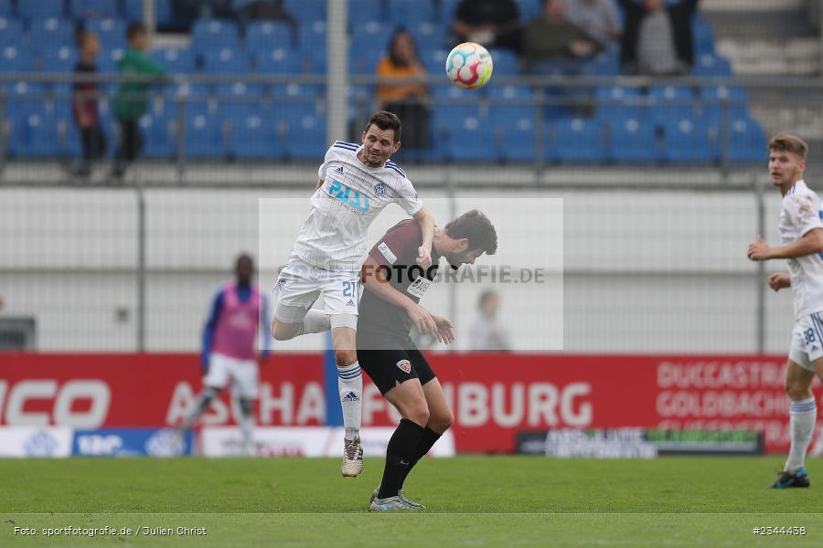 Daniel Cheron, Stadion am Schönbusch, Aschaffenburg, 29.10.2022, sport, action, BFV, Fussball, Oktober 2022, Saison 2022/2023, 19. Spieltag, Regionalliga Bayern, TSV, SVA, TSV Buchbach, SV Viktoria Aschaffenburg - Bild-ID: 2344438
