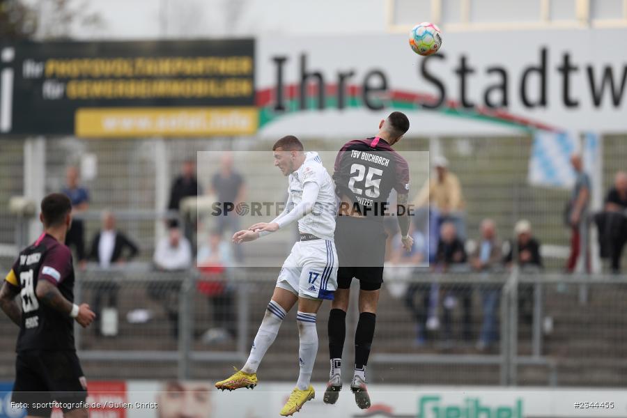 Niklas Meyer, Stadion am Schönbusch, Aschaffenburg, 29.10.2022, sport, action, BFV, Fussball, Oktober 2022, Saison 2022/2023, 19. Spieltag, Regionalliga Bayern, TSV, SVA, TSV Buchbach, SV Viktoria Aschaffenburg - Bild-ID: 2344455