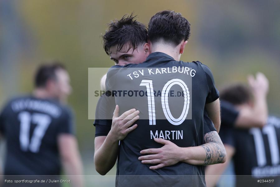 Torjubel, Pascal Jeni, Sportgelände, Karlburg, 29.10.2022, sport, action, BFV, Fussball, Oktober 2022, Saison 2022/2023, 19. Spieltag, Landesliga Nordwest, FTS, TSV, FT Schweinfurt, TSV Karlburg - Bild-ID: 2344517 Torjubel, Pascal Jeni, Sportgelände, Karlburg, 29.10.2022, sport, action, BFV, Fussball, Oktober 2022, Saison 2022/2023, 19. Spieltag, Landesliga Nordwest, FTS, TSV, FT Schweinfurt, TSV Karlburg - Bild-ID: 2344517