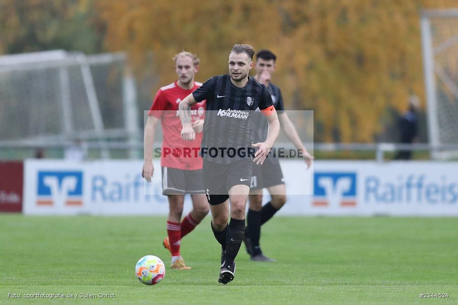 Marvin Schramm, Sportgelände, Karlburg, 29.10.2022, sport, action, BFV, Fussball, Oktober 2022, Saison 2022/2023, 19. Spieltag, Landesliga Nordwest, FTS, TSV, FT Schweinfurt, TSV Karlburg - Bild-ID: 2344524 Marvin Schramm, Sportgelände, Karlburg, 29.10.2022, sport, action, BFV, Fussball, Oktober 2022, Saison 2022/2023, 19. Spieltag, Landesliga Nordwest, FTS, TSV, FT Schweinfurt, TSV Karlburg - Bild-ID: 2344524
