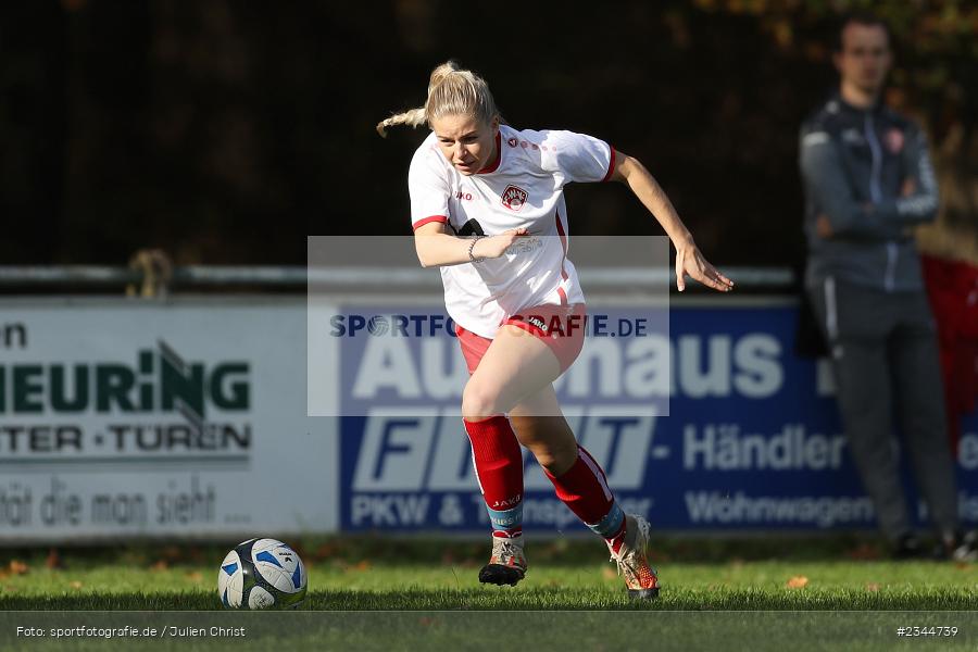 Ela Schlicker, Sportgelände, Adelsberg, 30.10.2022, sport, action, BFV, Fussball, Oktober 2022, Saison 2022/2023, 1. Spieltag, Bezirksoberliga Frauen, FWK, ADB, FC Würzburger Kickers II, SpVgg Adelsberg - Bild-ID: 2344739 Ela Schlicker, Sportgelände, Adelsberg, 30.10.2022, sport, action, BFV, Fussball, Oktober 2022, Saison 2022/2023, 1. Spieltag, Bezirksoberliga Frauen, FWK, ADB, FC Würzburger Kickers II, SpVgg Adelsberg - Bild-ID: 2344739