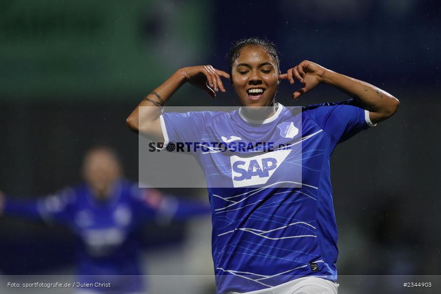 Gia Corley, Dietmar-Hopp-Stadion, Hoffenheim, 04.11.2022, sport, action, DFB, Fussball, November 2022, Saison 2022/2023, 7. Spieltag, FLYERALARM Frauen-Bundesliga, B04, TSG, Bayer 04 Leverkusen, TSG Hoffenheim - Bild-ID: 2344903 Gia Corley, Dietmar-Hopp-Stadion, Hoffenheim, 04.11.2022, sport, action, DFB, Fussball, November 2022, Saison 2022/2023, 7. Spieltag, FLYERALARM Frauen-Bundesliga, B04, TSG, Bayer 04 Leverkusen, TSG Hoffenheim - Bild-ID: 2344903