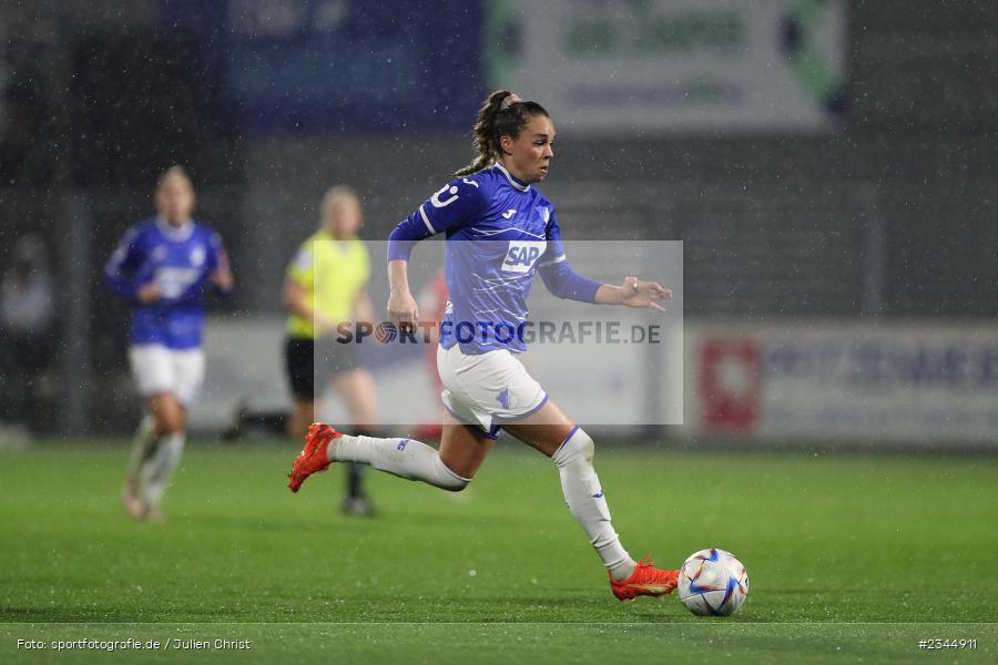 Julia Hickelsberger-Füller, Dietmar-Hopp-Stadion, Hoffenheim, 04.11.2022, sport, action, DFB, Fussball, November 2022, Saison 2022/2023, 7. Spieltag, FLYERALARM Frauen-Bundesliga, B04, TSG, Bayer 04 Leverkusen, TSG Hoffenheim - Bild-ID: 2344911