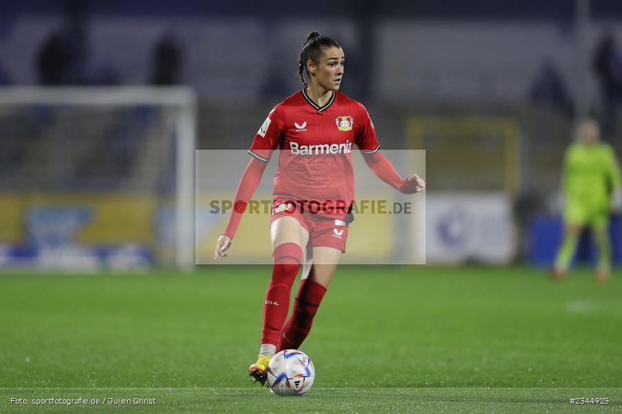 Selina Ostermeier, Dietmar-Hopp-Stadion, Hoffenheim, 04.11.2022, sport, action, DFB, Fussball, November 2022, Saison 2022/2023, 7. Spieltag, FLYERALARM Frauen-Bundesliga, B04, TSG, Bayer 04 Leverkusen, TSG Hoffenheim - Bild-ID: 2344923