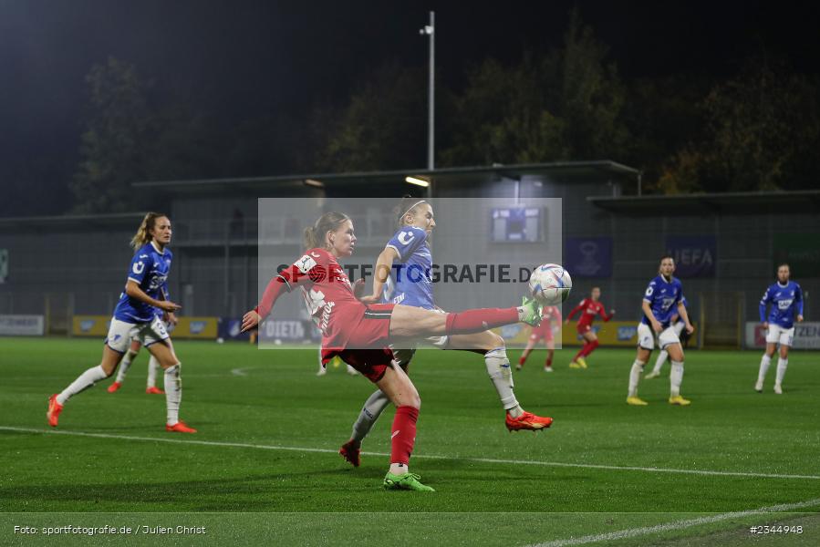 Juliane Wirtz, Dietmar-Hopp-Stadion, Hoffenheim, 04.11.2022, sport, action, DFB, Fussball, November 2022, Saison 2022/2023, 7. Spieltag, FLYERALARM Frauen-Bundesliga, B04, TSG, Bayer 04 Leverkusen, TSG Hoffenheim - Bild-ID: 2344948