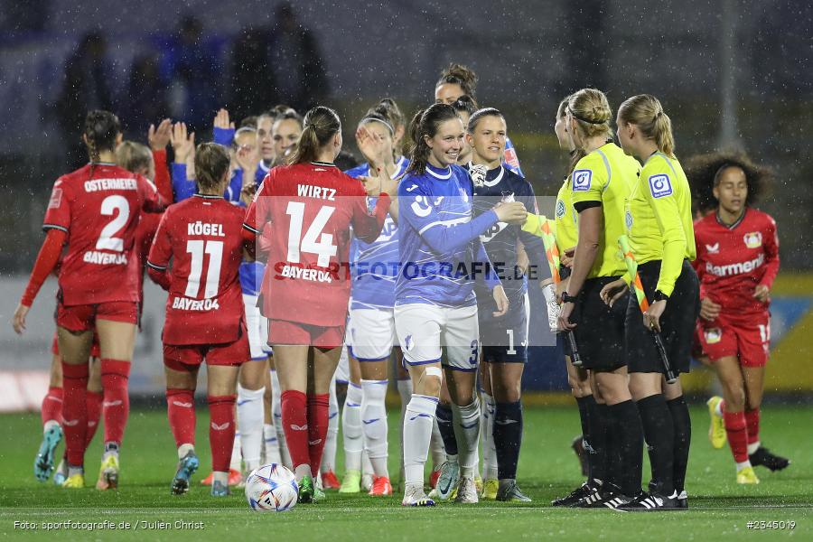 Jana Feldkamp, Dietmar-Hopp-Stadion, Hoffenheim, 04.11.2022, sport, action, DFB, Fussball, November 2022, Saison 2022/2023, 7. Spieltag, FLYERALARM Frauen-Bundesliga, B04, TSG, Bayer 04 Leverkusen, TSG Hoffenheim - Bild-ID: 2345019