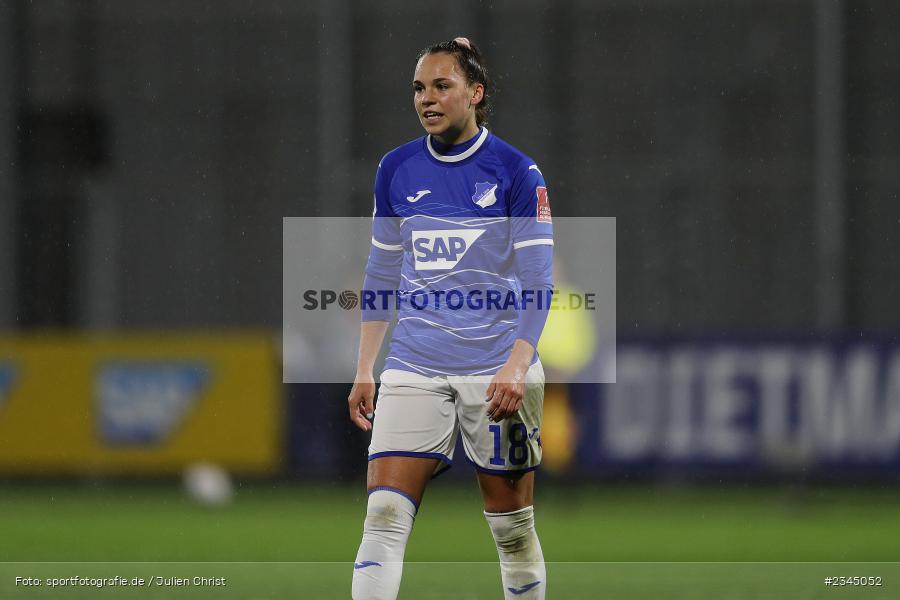 Julia Hickelsberger-Füller, Dietmar-Hopp-Stadion, Hoffenheim, 04.11.2022, sport, action, DFB, Fussball, November 2022, Saison 2022/2023, 7. Spieltag, FLYERALARM Frauen-Bundesliga, B04, TSG, Bayer 04 Leverkusen, TSG Hoffenheim - Bild-ID: 2345052
