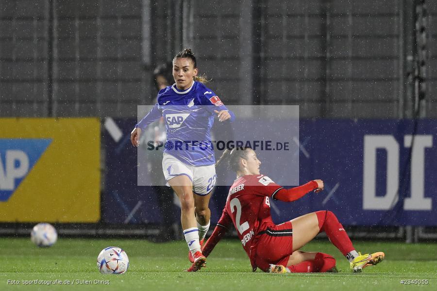 Ereleta Memeti, Dietmar-Hopp-Stadion, Hoffenheim, 04.11.2022, sport, action, DFB, Fussball, November 2022, Saison 2022/2023, 7. Spieltag, FLYERALARM Frauen-Bundesliga, B04, TSG, Bayer 04 Leverkusen, TSG Hoffenheim - Bild-ID: 2345055