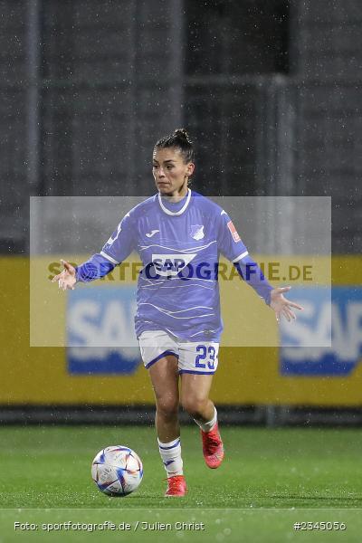Ereleta Memeti, Dietmar-Hopp-Stadion, Hoffenheim, 04.11.2022, sport, action, DFB, Fussball, November 2022, Saison 2022/2023, 7. Spieltag, FLYERALARM Frauen-Bundesliga, B04, TSG, Bayer 04 Leverkusen, TSG Hoffenheim - Bild-ID: 2345056