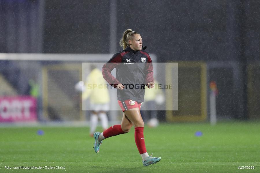 Jill Baijings, Dietmar-Hopp-Stadion, Hoffenheim, 04.11.2022, sport, action, DFB, Fussball, November 2022, Saison 2022/2023, 7. Spieltag, FLYERALARM Frauen-Bundesliga, B04, TSG, Bayer 04 Leverkusen, TSG Hoffenheim - Bild-ID: 2345088