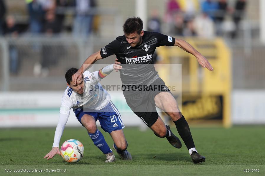 Yannick Glessing, Stadion am Schönbusch, Aschaffenburg, 05.11.2022, sport, action, BFV, Fussball, November 2022, Saison 2022/2023, 20. Spieltag, Regionalliga Bayern, FVI, SVA, FV Illertissen, SV Viktoria Aschaffenburg - Bild-ID: 2345145 Yannick Glessing, Stadion am Schönbusch, Aschaffenburg, 05.11.2022, sport, action, BFV, Fussball, November 2022, Saison 2022/2023, 20. Spieltag, Regionalliga Bayern, FVI, SVA, FV Illertissen, SV Viktoria Aschaffenburg - Bild-ID: 2345145