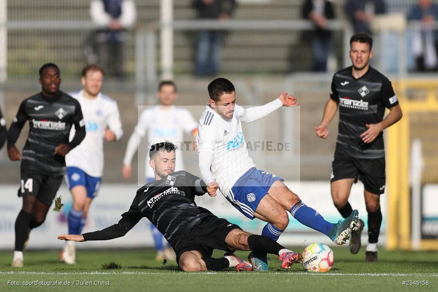 Silas Tom Zehnder, Stadion am Schönbusch, Aschaffenburg, 05.11.2022, sport, action, BFV, Fussball, November 2022, Saison 2022/2023, 20. Spieltag, Regionalliga Bayern, FVI, SVA, FV Illertissen, SV Viktoria Aschaffenburg - Bild-ID: 2345158