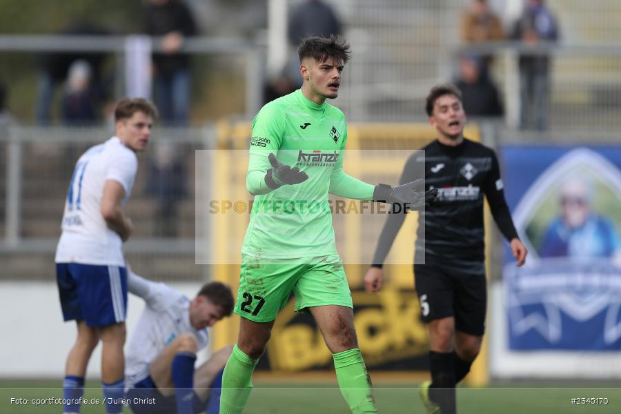 Malwin Zok, Stadion am Schönbusch, Aschaffenburg, 05.11.2022, sport, action, BFV, Fussball, November 2022, Saison 2022/2023, 20. Spieltag, Regionalliga Bayern, FVI, SVA, FV Illertissen, SV Viktoria Aschaffenburg - Bild-ID: 2345170 Malwin Zok, Stadion am Schönbusch, Aschaffenburg, 05.11.2022, sport, action, BFV, Fussball, November 2022, Saison 2022/2023, 20. Spieltag, Regionalliga Bayern, FVI, SVA, FV Illertissen, SV Viktoria Aschaffenburg - Bild-ID: 2345170