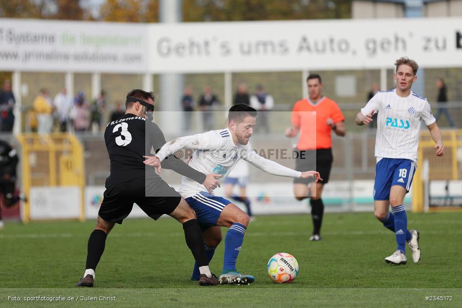 Silas Tom Zehnder, Stadion am Schönbusch, Aschaffenburg, 05.11.2022, sport, action, BFV, Fussball, November 2022, Saison 2022/2023, 20. Spieltag, Regionalliga Bayern, FVI, SVA, FV Illertissen, SV Viktoria Aschaffenburg - Bild-ID: 2345172 Silas Tom Zehnder, Stadion am Schönbusch, Aschaffenburg, 05.11.2022, sport, action, BFV, Fussball, November 2022, Saison 2022/2023, 20. Spieltag, Regionalliga Bayern, FVI, SVA, FV Illertissen, SV Viktoria Aschaffenburg - Bild-ID: 2345172