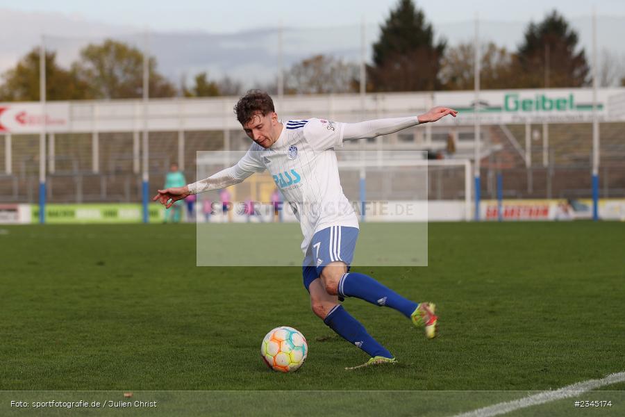 Benedict Laverty, Stadion am Schönbusch, Aschaffenburg, 05.11.2022, sport, action, BFV, Fussball, November 2022, Saison 2022/2023, 20. Spieltag, Regionalliga Bayern, FVI, SVA, FV Illertissen, SV Viktoria Aschaffenburg - Bild-ID: 2345174 Benedict Laverty, Stadion am Schönbusch, Aschaffenburg, 05.11.2022, sport, action, BFV, Fussball, November 2022, Saison 2022/2023, 20. Spieltag, Regionalliga Bayern, FVI, SVA, FV Illertissen, SV Viktoria Aschaffenburg - Bild-ID: 2345174