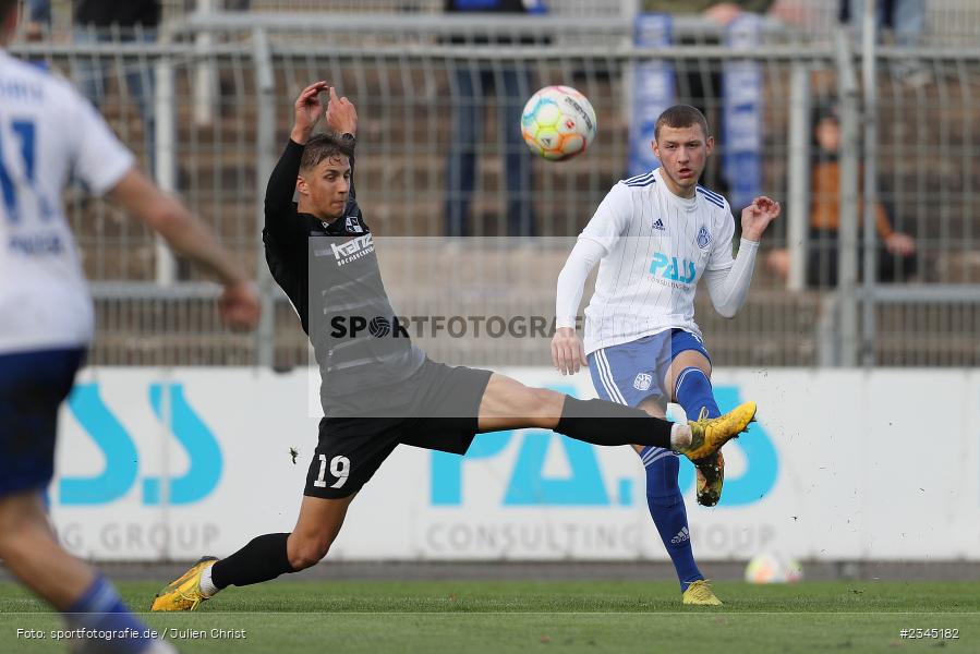 Niklas Meyer, Stadion am Schönbusch, Aschaffenburg, 05.11.2022, sport, action, BFV, Fussball, November 2022, Saison 2022/2023, 20. Spieltag, Regionalliga Bayern, FVI, SVA, FV Illertissen, SV Viktoria Aschaffenburg - Bild-ID: 2345182 Niklas Meyer, Stadion am Schönbusch, Aschaffenburg, 05.11.2022, sport, action, BFV, Fussball, November 2022, Saison 2022/2023, 20. Spieltag, Regionalliga Bayern, FVI, SVA, FV Illertissen, SV Viktoria Aschaffenburg - Bild-ID: 2345182