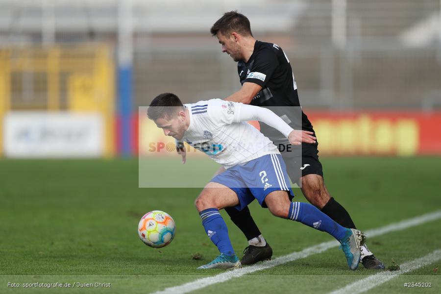 Silas Tom Zehnder, Stadion am Schönbusch, Aschaffenburg, 05.11.2022, sport, action, BFV, Fussball, November 2022, Saison 2022/2023, 20. Spieltag, Regionalliga Bayern, FVI, SVA, FV Illertissen, SV Viktoria Aschaffenburg - Bild-ID: 2345202