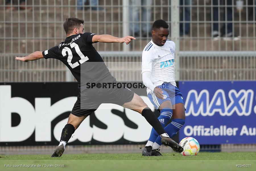Benedict Mbuku, Stadion am Schönbusch, Aschaffenburg, 05.11.2022, sport, action, BFV, Fussball, November 2022, Saison 2022/2023, 20. Spieltag, Regionalliga Bayern, FVI, SVA, FV Illertissen, SV Viktoria Aschaffenburg - Bild-ID: 2345211 Benedict Mbuku, Stadion am Schönbusch, Aschaffenburg, 05.11.2022, sport, action, BFV, Fussball, November 2022, Saison 2022/2023, 20. Spieltag, Regionalliga Bayern, FVI, SVA, FV Illertissen, SV Viktoria Aschaffenburg - Bild-ID: 2345211