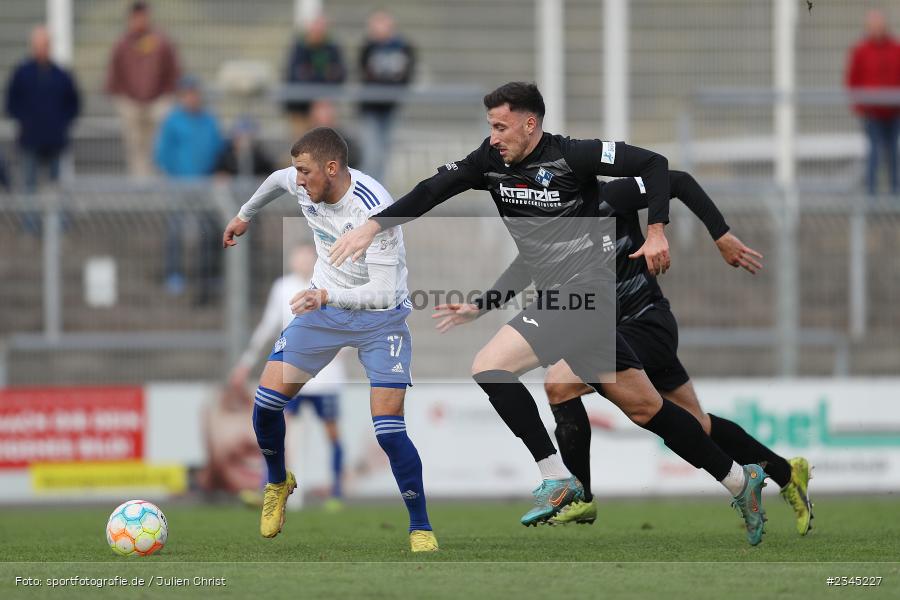Niklas Meyer, Stadion am Schönbusch, Aschaffenburg, 05.11.2022, sport, action, BFV, Fussball, November 2022, Saison 2022/2023, 20. Spieltag, Regionalliga Bayern, FVI, SVA, FV Illertissen, SV Viktoria Aschaffenburg - Bild-ID: 2345227